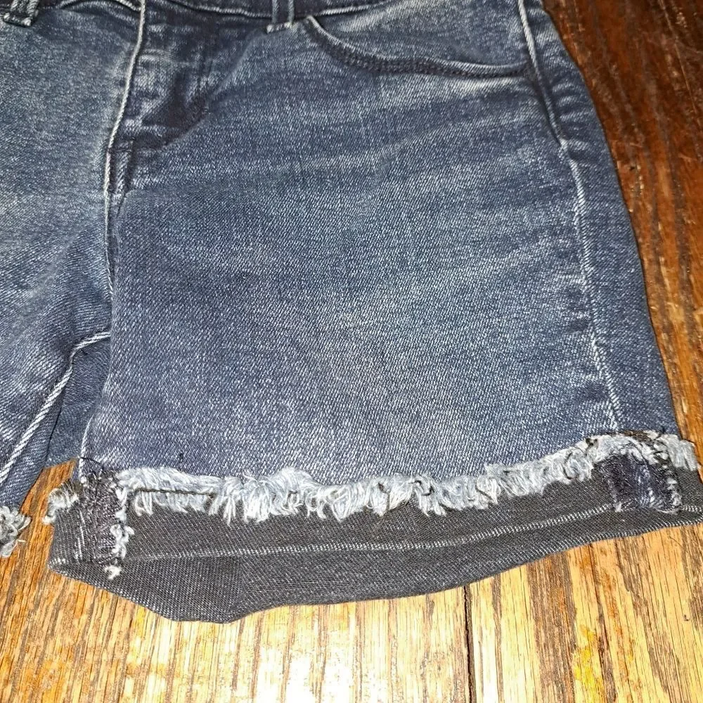 Girls Size 10 Old Navy Denim Blue Jean Shorts with Raw Cuffed Hem